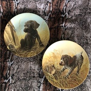 The Weimaraner & Fritz’s Folly-The German Shorthaired Pointer Collector Plates